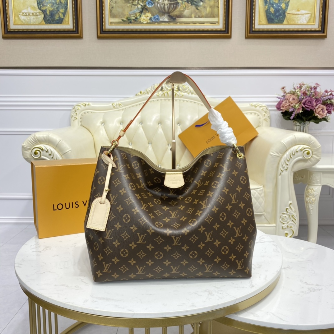 Louis Vuitton GRACEFUL MM Handbag Monogram M43704